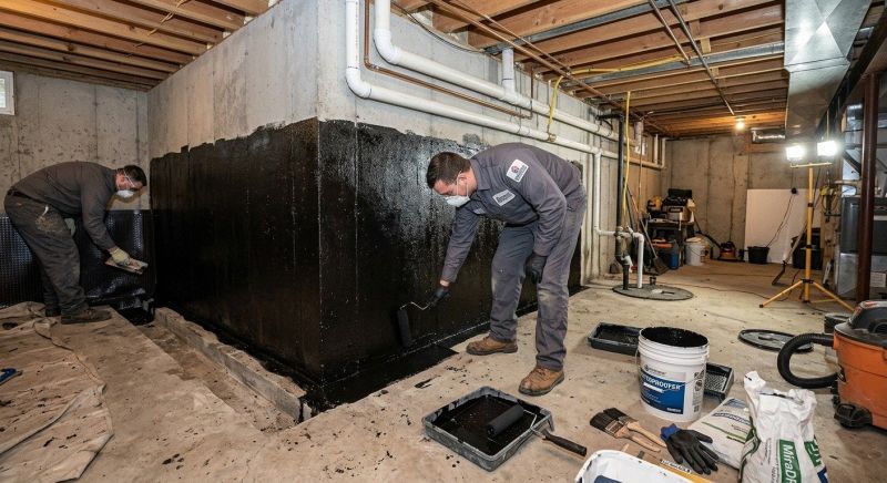 Basement Walls Waterproofing in Columbus, OH