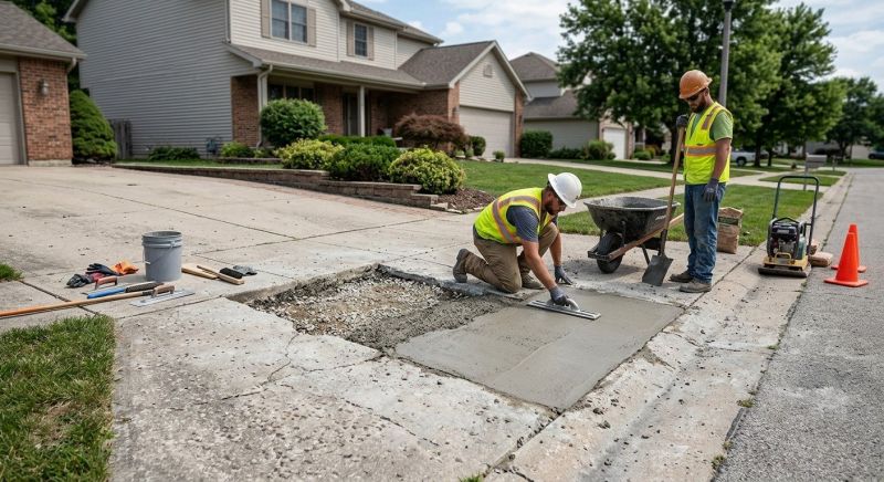 Cement Driveway Repair in Corpus Christi, TX