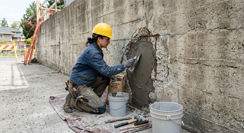 Cement Wall Repair Service in Corpus Christi, TX