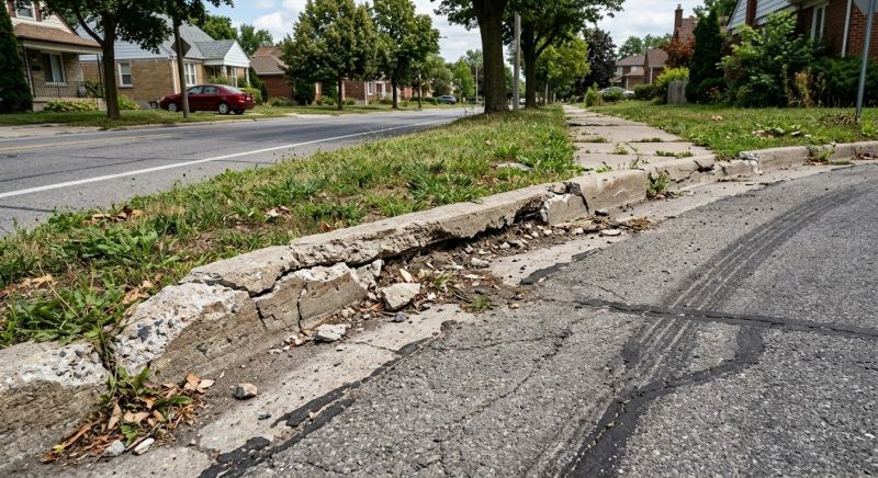 Concrete Curbing Repair in Des Moines, IA