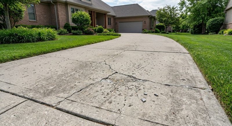 Concrete Driveway Crack Repair in Des Moines, IA
