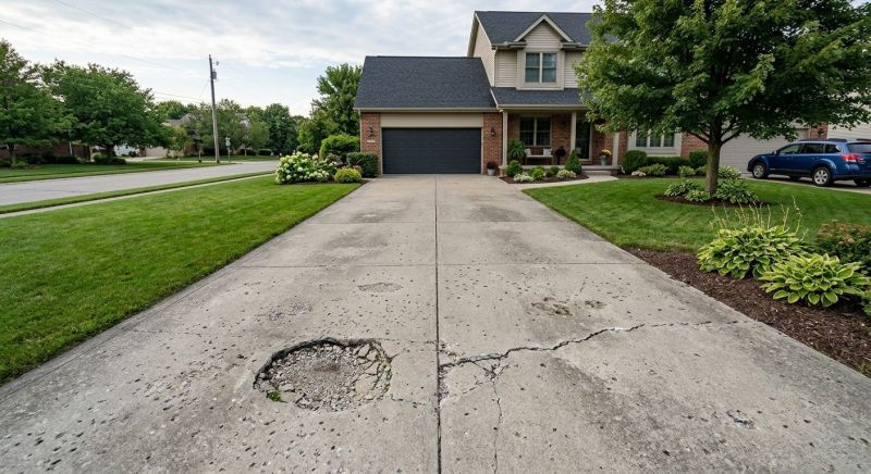 Concrete Driveway Patching in Des Moines, IA