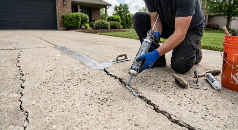 Concrete Driveway Repair in Des Moines, IA