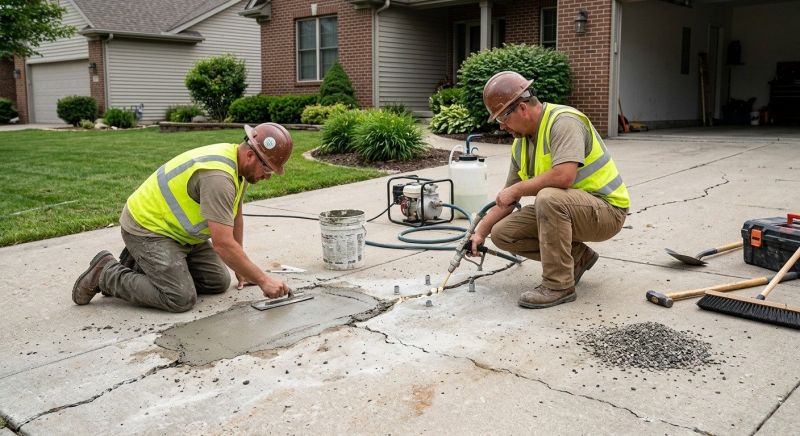 Concrete Driveway Repair in Corpus Christi, TX