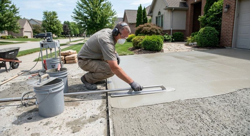 Concrete Driveway Resurfacing in Corpus Christi, TX