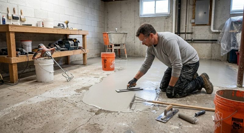 Concrete Floor Resurfacing in West Des Moines, IA