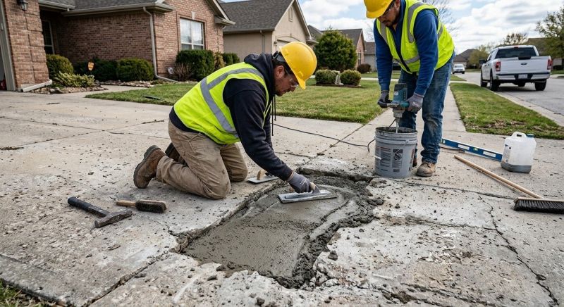 Concrete Pavement Repair in Des Moines, IA