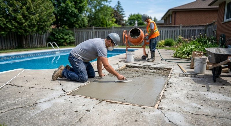 Concrete Pool Deck Repair in Miami Dade County, FL