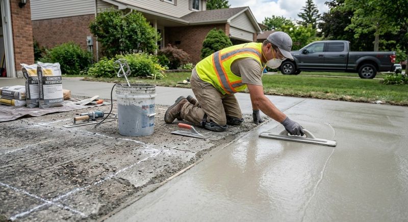 Concrete Resurfacing in West Des Moines, IA