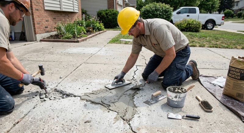 Concrete Slab Repair in Des Moines, IA