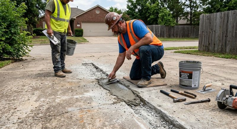 Concrete Spalling Repair in West Des Moines, IA
