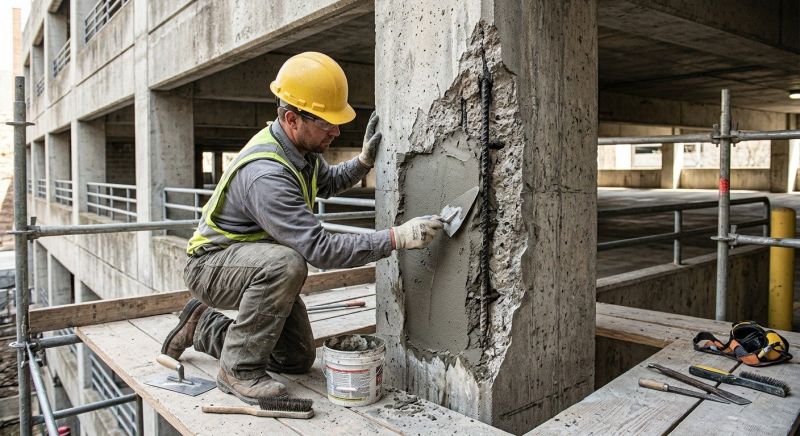 Concrete Spalling Repair in Miami Dade County, FL