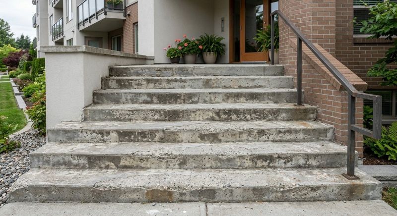 Concrete Stairs Resurfacing in West Des Moines, IA