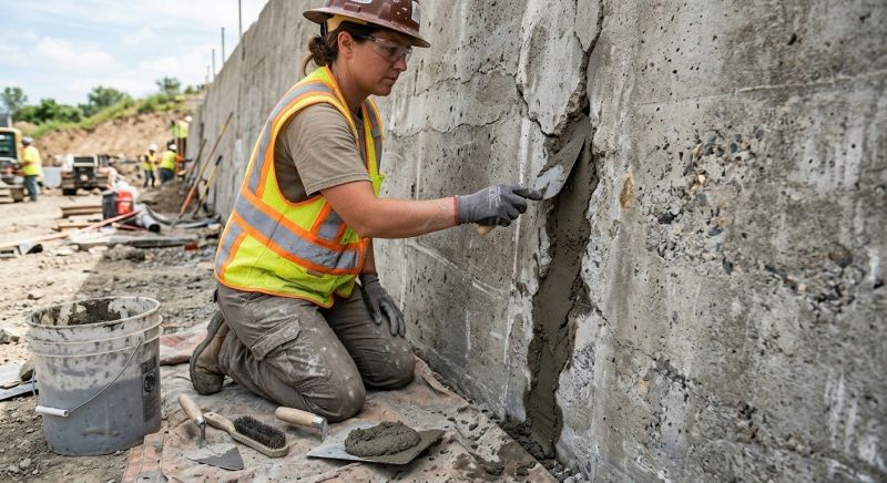 Concrete Wall Patching in Corpus Christi, TX