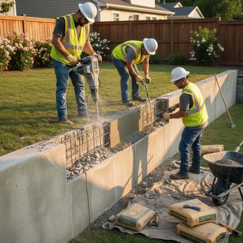 Concrete Wall Repair in Corpus Christi, TX
