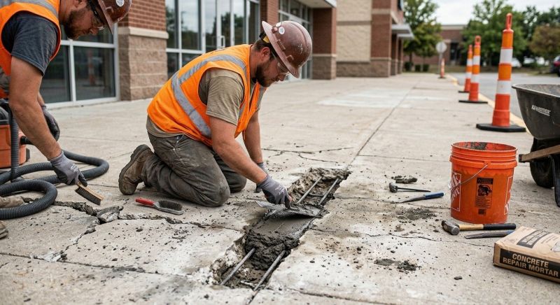 Cracked Concrete Repair in Des Moines, IA