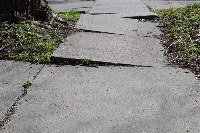 Cracked Sidewalk Repair in West Des Moines, IA
