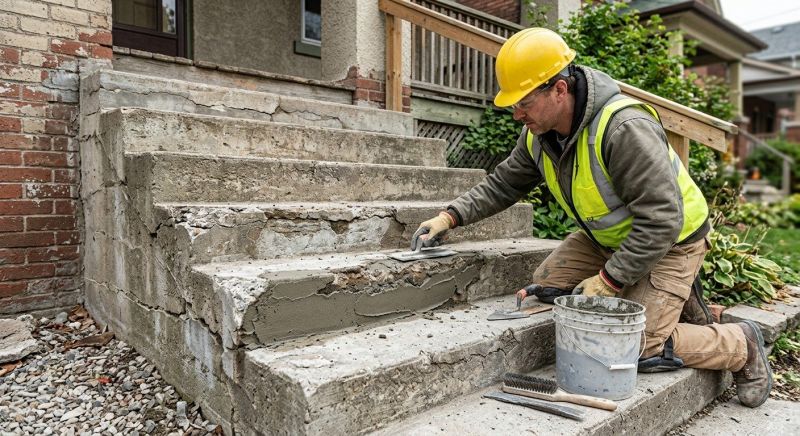 Cracked Stairs Repair in Miami Dade County, FL