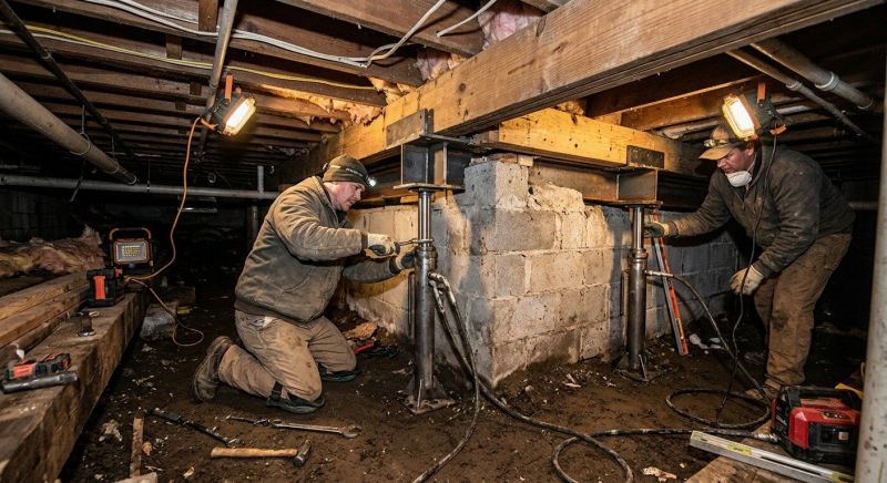 Crawl Space Leveling in Columbus, OH
