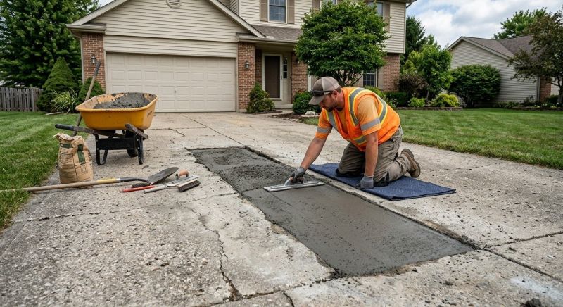 Driveway Curb Repair in West Des Moines, IA