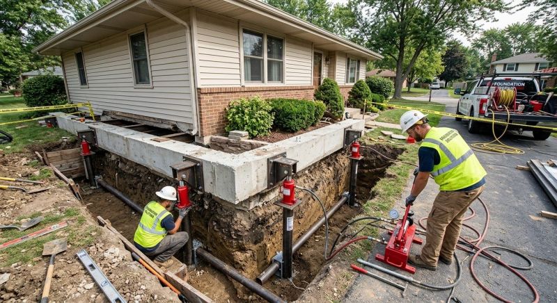 Foundation Jacking in Tampa, FL