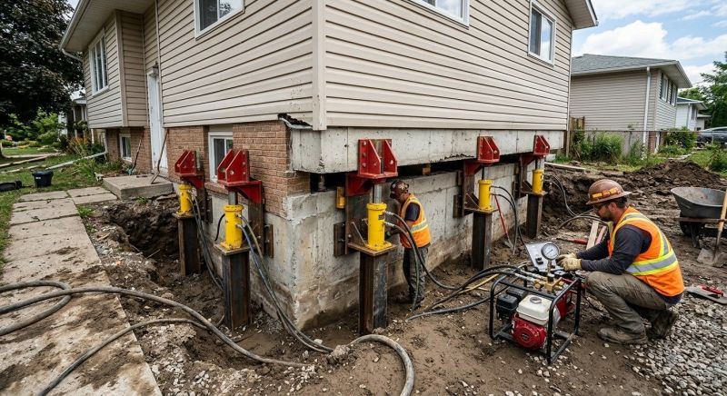 Foundation Lifting in Columbus, OH