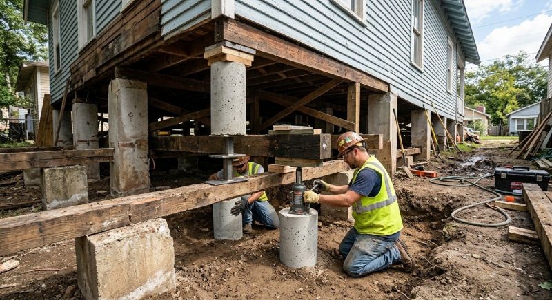 Foundation Pier Repair in Tampa, FL