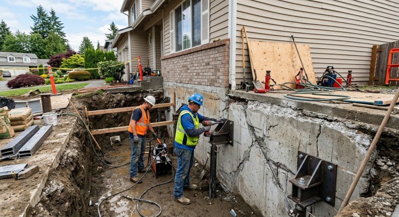 Foundation Pier Repair in Columbus, OH