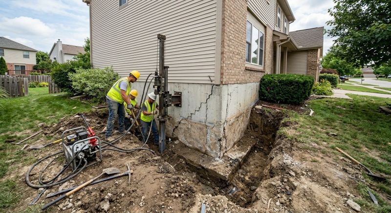 Foundation Stabilizing in Columbus, OH