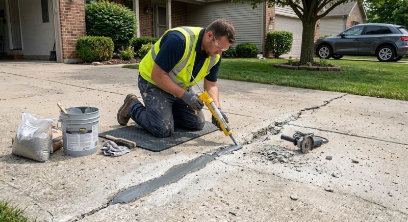 Garage Crack Repair in Miami Dade County, FL