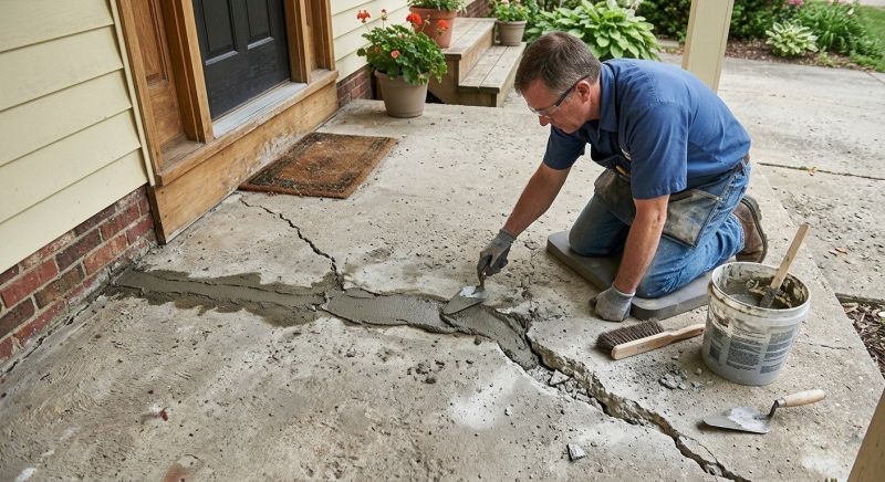 Garage Crack Repair in West Des Moines, IA