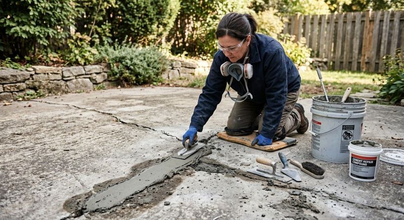 Patio Concrete Repair in Corpus Christi, TX