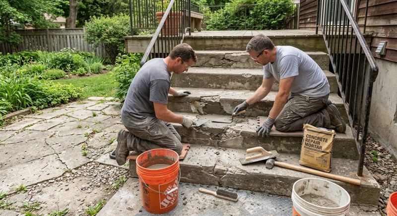 Patio Stairs Repair in Miami Dade County, FL