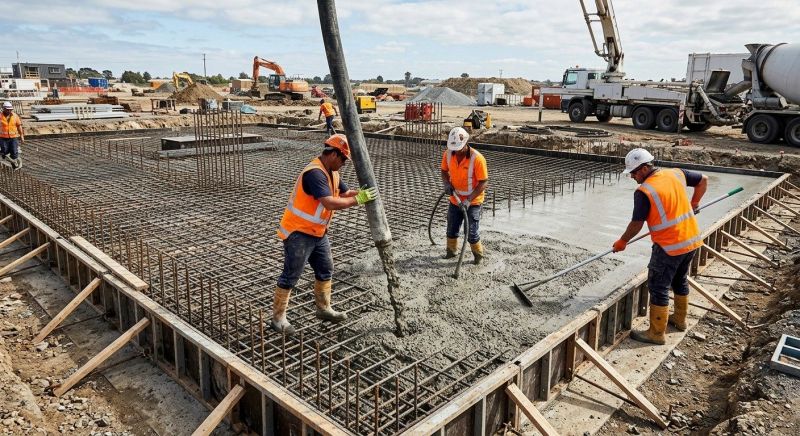 Poured Foundation Installation in Columbus, OH
