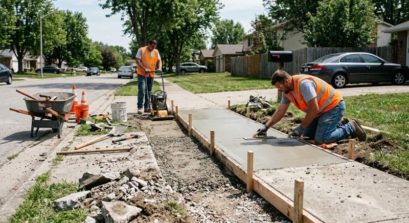 Sidewalk Grinding in Des Moines, IA