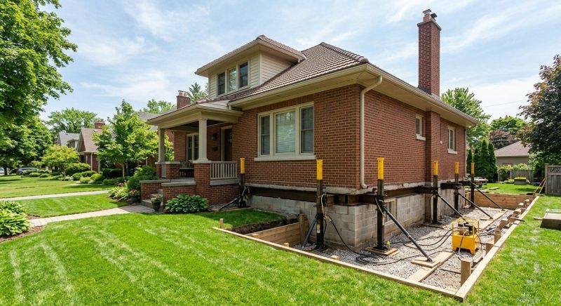Sinking Foundation Lifting in Columbus, OH