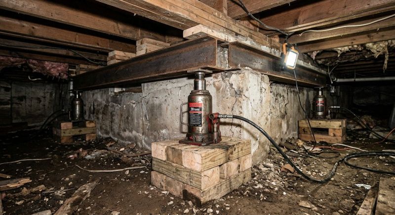 Sinking Foundation Lifting in Tampa, FL