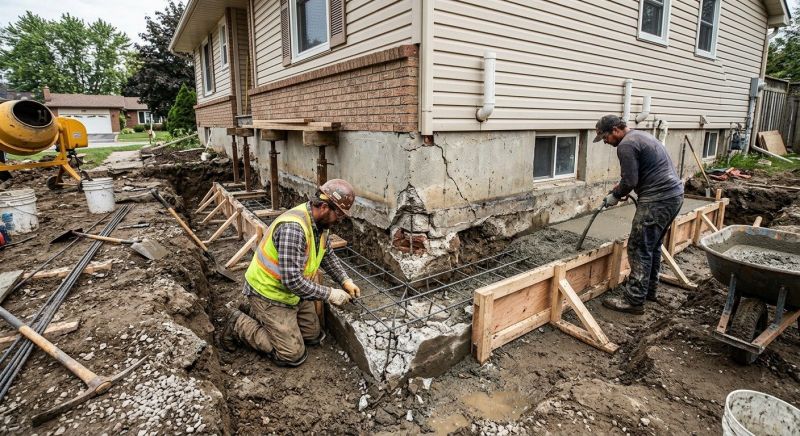 Slab Foundation Repair in Columbus, OH