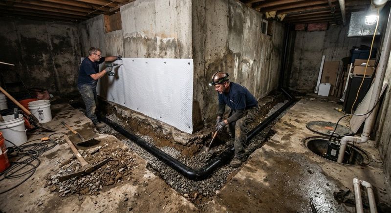 Wet Basement Repair in Tampa, FL