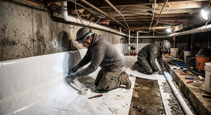 Wet Basement Solutions in Montgomery, AL